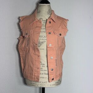Love Tree Distressed Vest